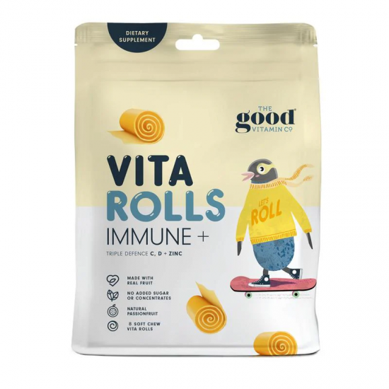 The Good Vitamin CO 儿童免疫力维生素C水果卷 8只装 百香果味 保质期2027.12 The Good Vitamin CO 儿童免疫力维生素C水果卷 8只装 百香果味 保质期2027.12
